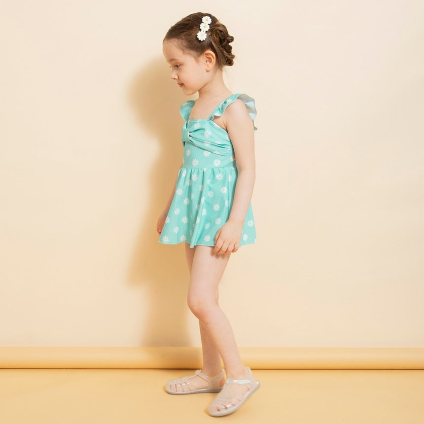 Branches UV-Proof One-Piece Swimsuit (80-130cm) for Girls (Summer Swimsuit Special) 