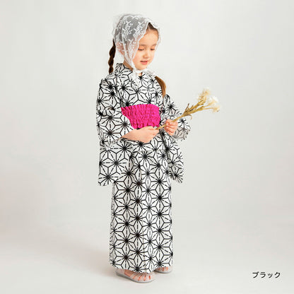 Japanese Children's Clothing Branches 2Way Yukata Japanese Kimono 90-120cm Girls Summer Dresses Japanese Summer Festival Special 