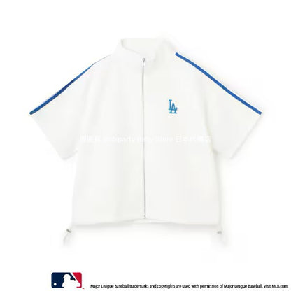Lovetoxic x MLB Water-Absorbent Quick-Drying Short-Sleeved Jacket (140-170cm) for Girls (Summer Outerwear) 