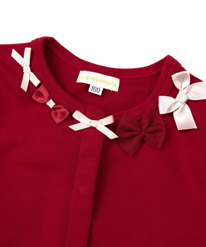 Japanese children's clothing panpantutu bow coat 80-150cm girls summer outerwear 