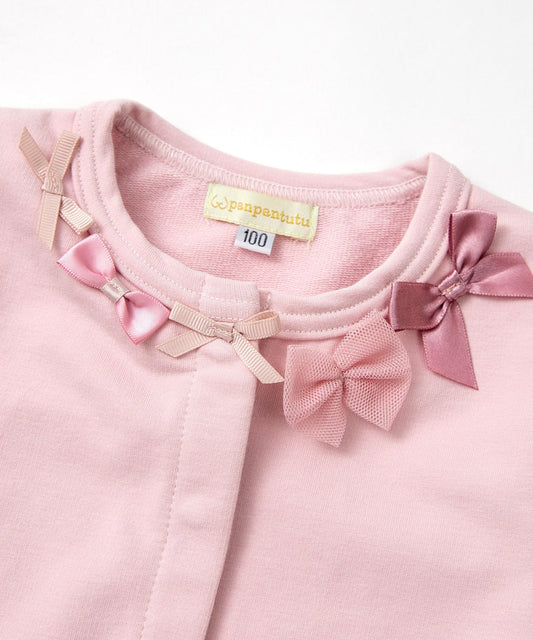 Japanese children's clothing panpantutu bow coat 80-150cm girls summer outerwear 