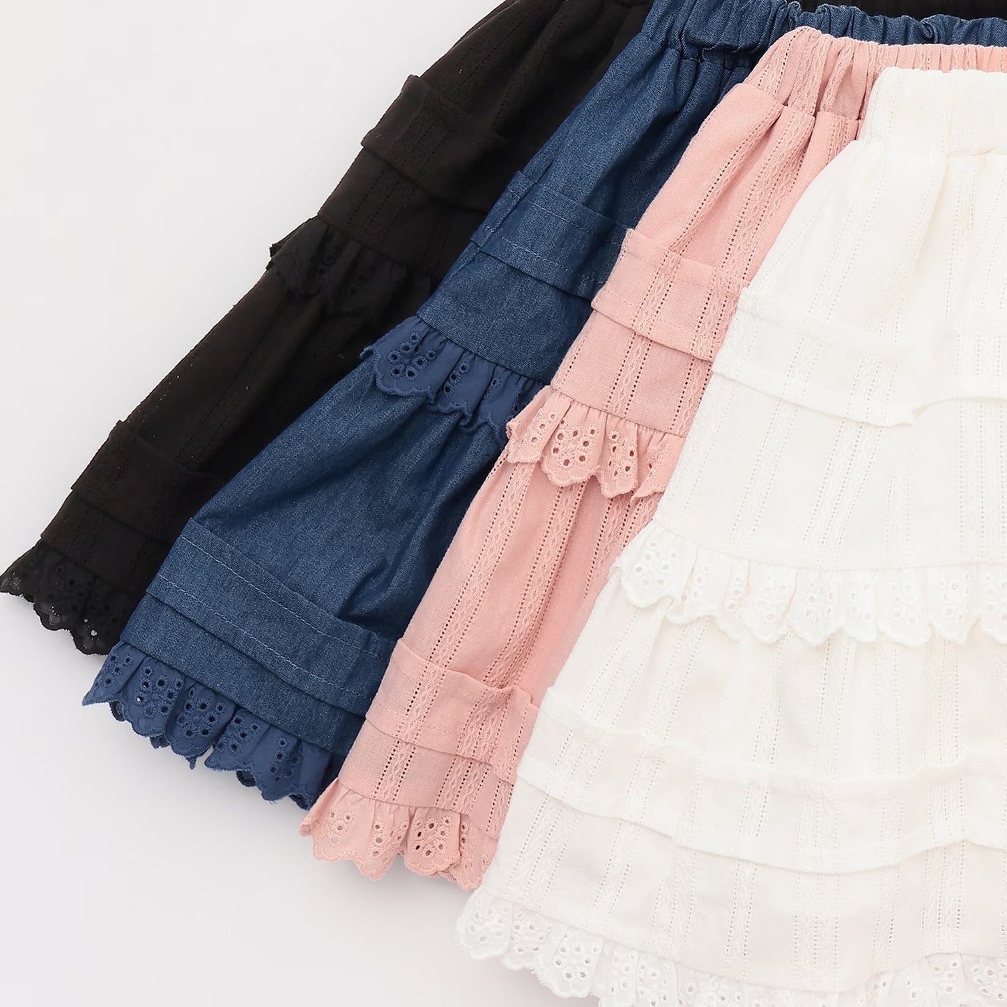 Japanese children's clothing Ly# mine tank top and shorts set 100-150cm girls summer TOPS PANTS 