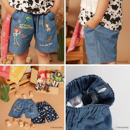 日本童裝 Branshes x Disney ToyStory 牛仔短褲 90-140cm 男童款/女童款 夏季 PANTS