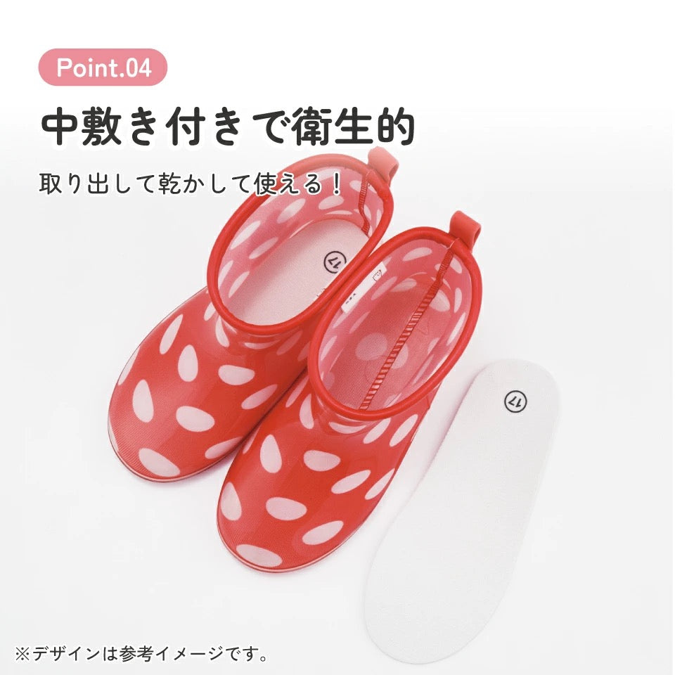 Moonstar x Disney Princess water shoes, made in Japan, for children. 13-19cm. Rainy day shoes for girls. 