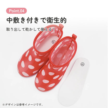 Moonstar x Disney Princess water shoes, made in Japan, for children. 13-19cm. Rainy day shoes for girls. 