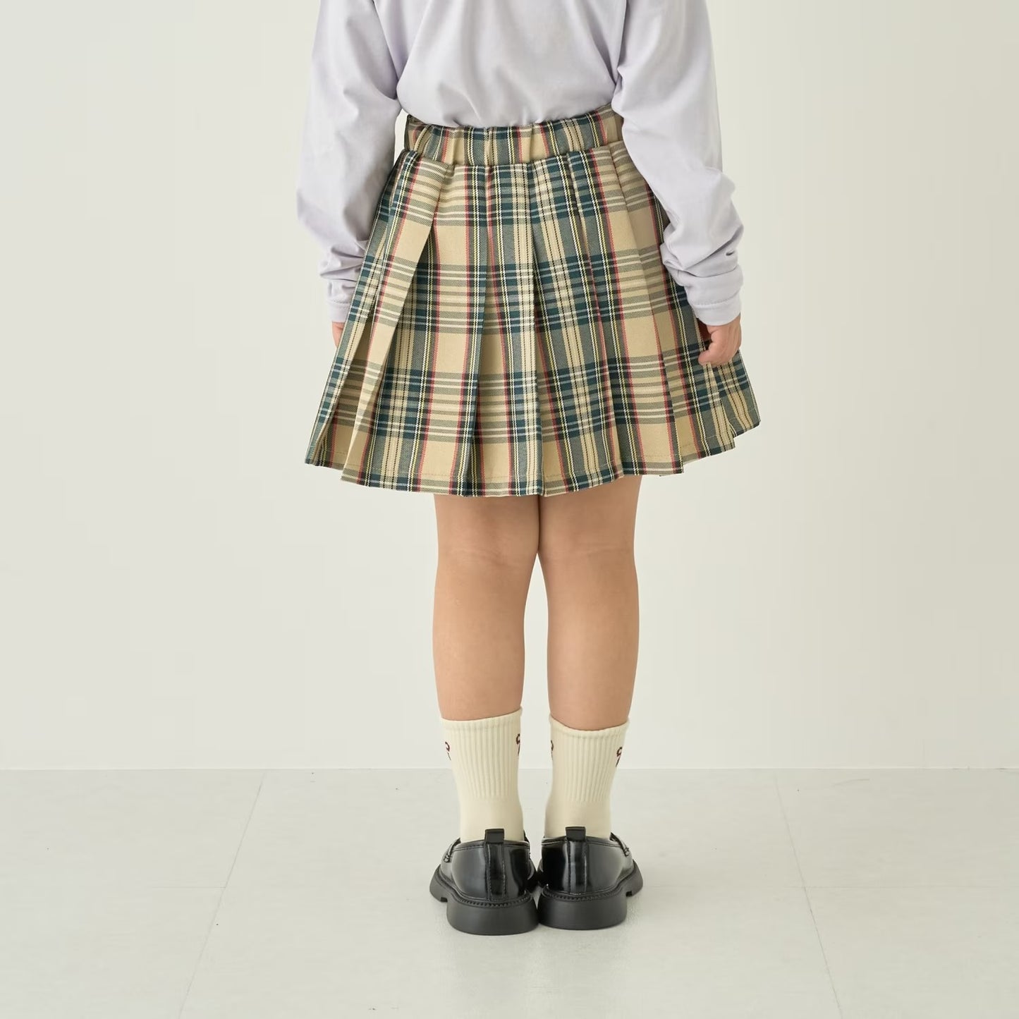 日本童裝 Ly# mine 學生妹格子百褶裙 100-150cm 女童款 秋季 SKIRTS 萬聖節 Cosplay服裝 Halloween攪鬼特輯