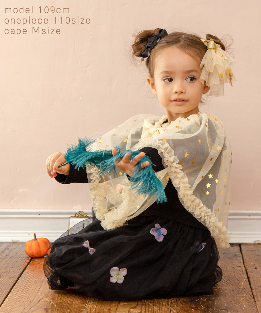 Japanese children's clothing panpantutu 2way chiffon shawl and box skirt 90-130cm girls summer TOPS SKIRTS 
