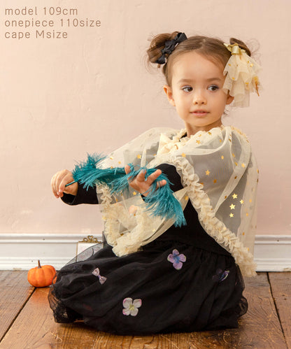 Japanese children's clothing panpantutu 2way chiffon shawl and box skirt 90-130cm girls summer TOPS SKIRTS 