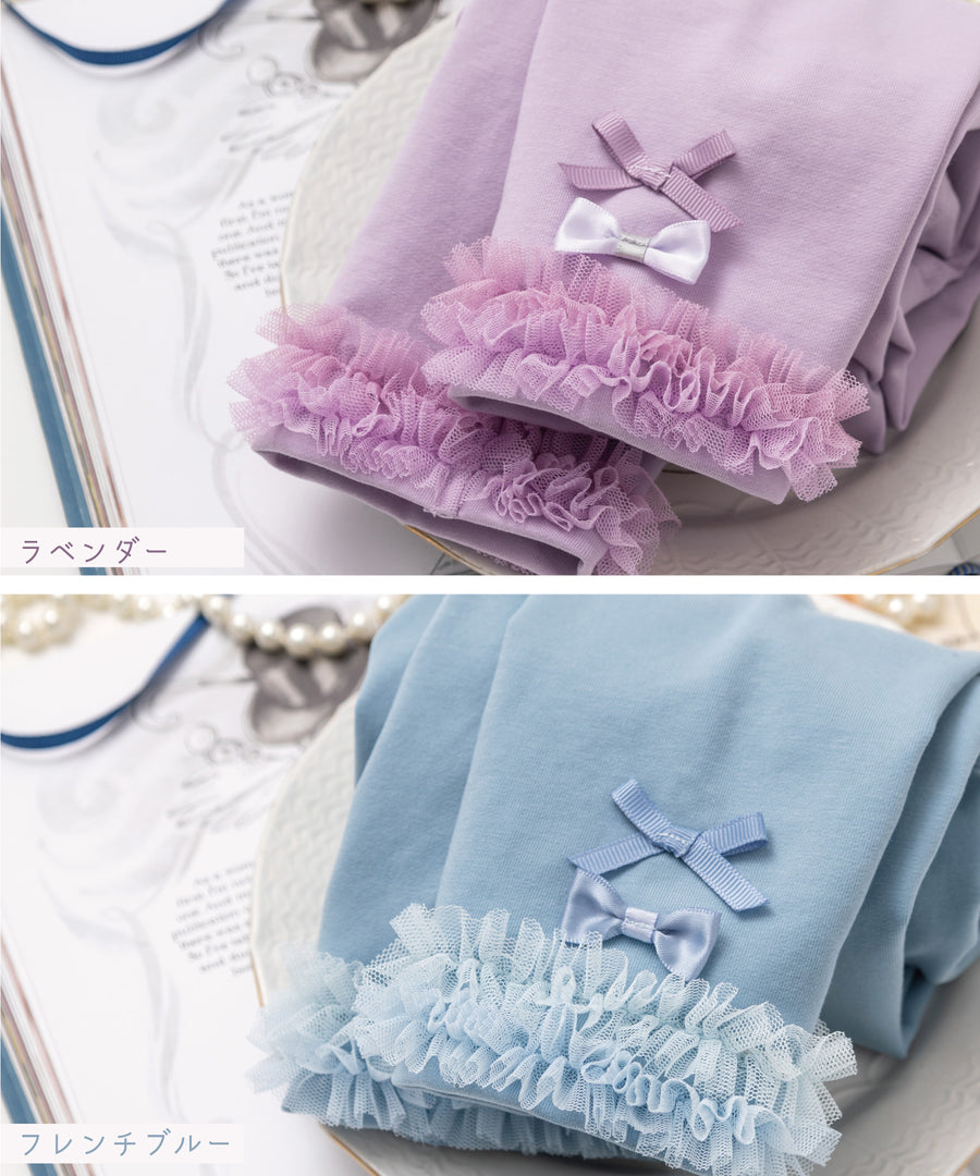 Japanese children's clothing panpantutu chiffon leggings 80-130cm girls summer PANTS 