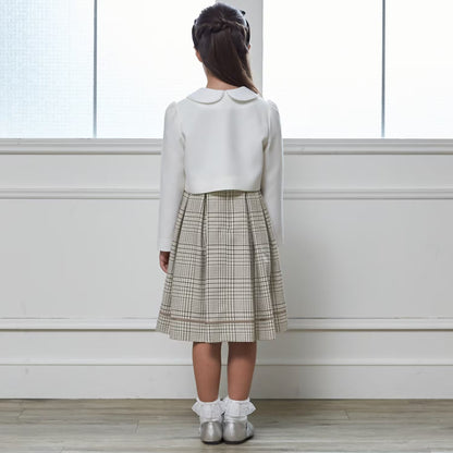 日本童裝 pe#main 禮服兩件套裝 110-130cm 女童款 冬季 OUTERWEAR DRESSES 面試/宴會/表演