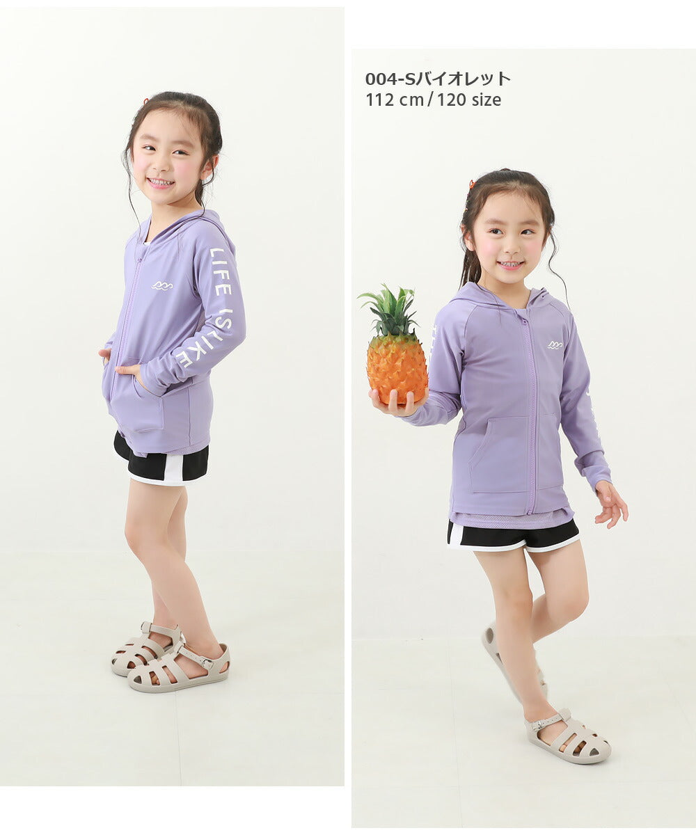 Japanese children's clothing dev!rock UV protection swimsuit jacket 100-160cm boys/girls summer swimsuit special edition