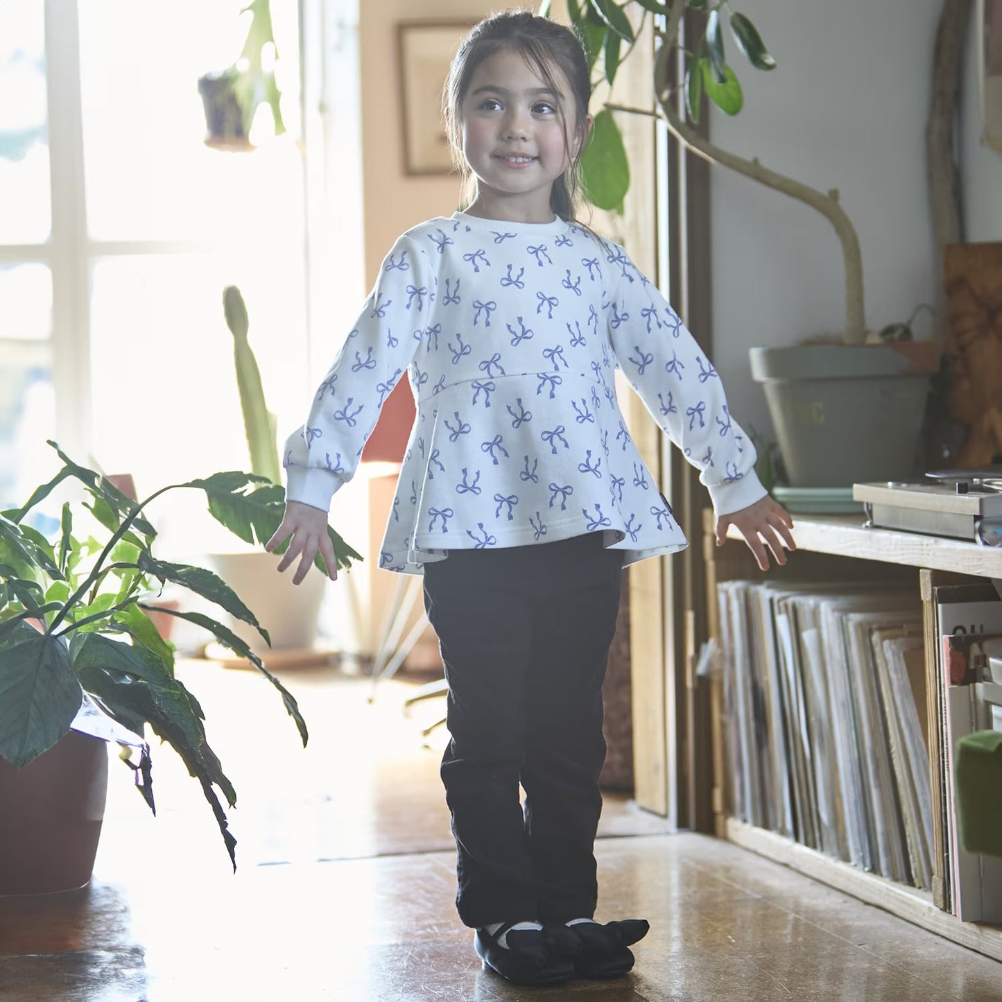 日本童裝 pe#main 休閒長褲 80-130cm 女童款 冬季 PANTS