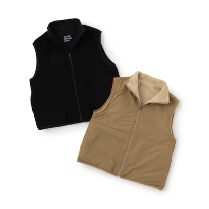 日本童裝 b・R# 2Way 雙面兩著 背心外套 100-150cm 男童款 冬季 OUTERWEAR 【日本預售：2026年9月中旬】