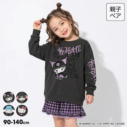 日本童裝 BDL x Sanrio 親子裝 印花衛衣 90-140cm 女童款 冬季 TOPS