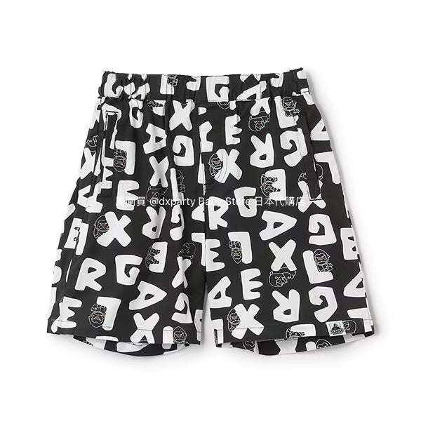 Japanese XLARGE KIDS Printed Shorts 80-140cm Boys Summer PANTS 