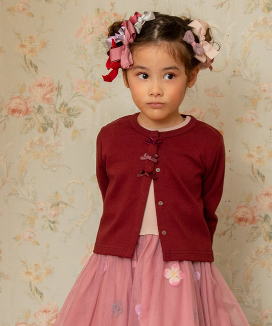 Japanese children's clothing panpantutu bow coat 80-150cm girls summer outerwear 