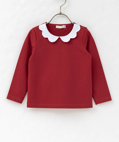 Japanese children's clothing panpantutu berry red angel color top 80-150cm girls summer TOPS 