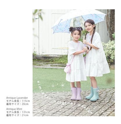 Moonstar x Disney Princess water shoes, made in Japan, for children. 13-19cm. Rainy day shoes for girls. 