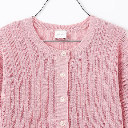 日本童裝 pe#main 針織薄外套 80-130cm 女童款 夏季 OUTERWEAR