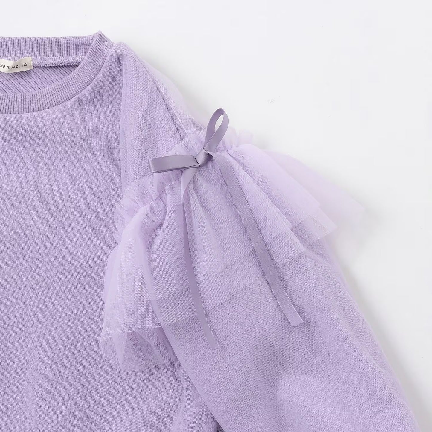 日本童裝 Ly# mine 速乾系列 柔軟薄紗衛衣 100-150cm 女童款 冬季 TOPS