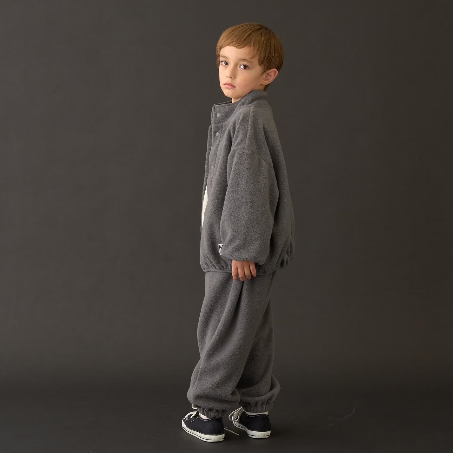 日本童裝 b・R# 抓毛運動兩件套裝 110-150cm 男童款 冬季 OUTERWEAR PANTS