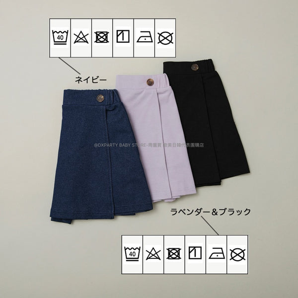 日本童裝 Branshes 休閒短裙褲 90-150cm 女童款 秋季  SKIRTS  PANTS