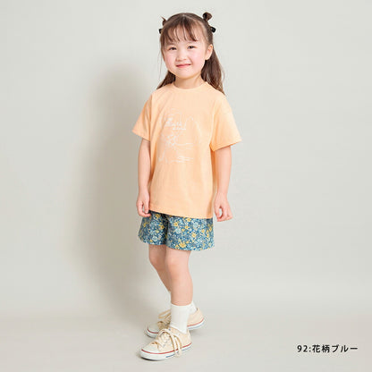 Japanese children's clothing Branches bow belt shorts 90-150cm girls spring and summer PANTS 