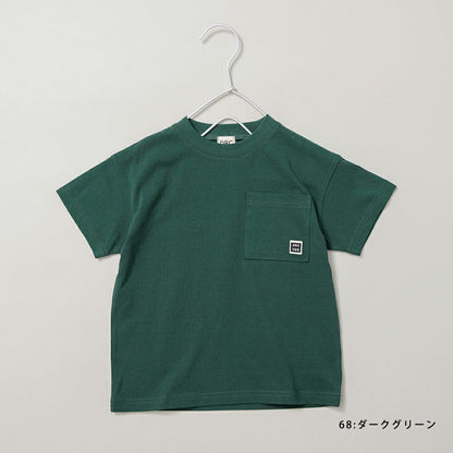 Japanese children's clothing Branches pocket short-sleeved T-shirt 90-160cm boys' spring and summer TOPS 
