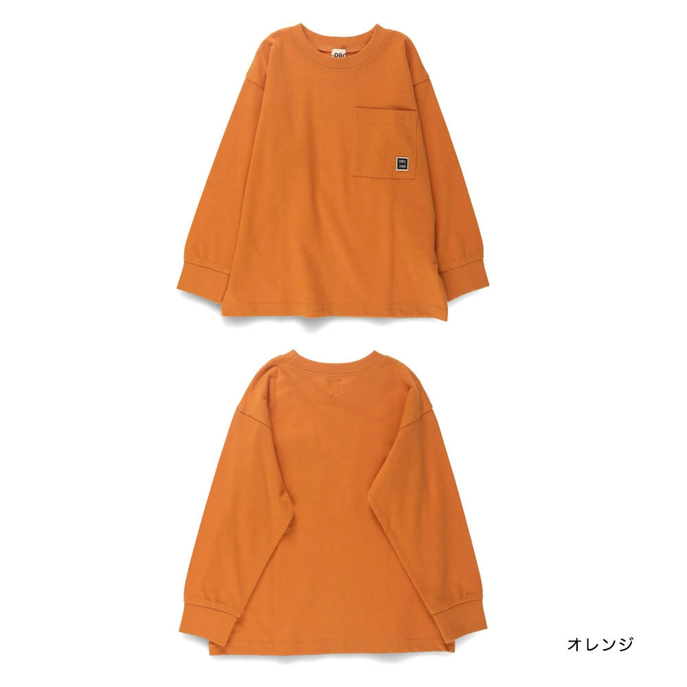 日本童裝 Branshes 簡約口袋百搭上衣 100-160cm 男童款 秋季 TOPS