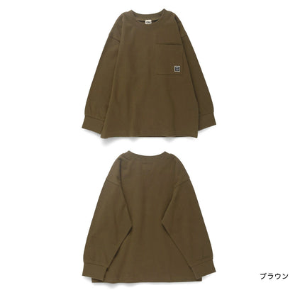日本童裝 Branshes 簡約口袋百搭上衣 100-160cm 男童款 秋季 TOPS