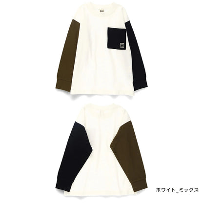 日本童裝 Branshes 簡約口袋百搭上衣 100-160cm 男童款 秋季 TOPS