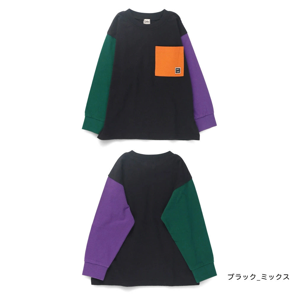 日本童裝 Branshes 簡約口袋百搭上衣 100-160cm 男童款 秋季 TOPS
