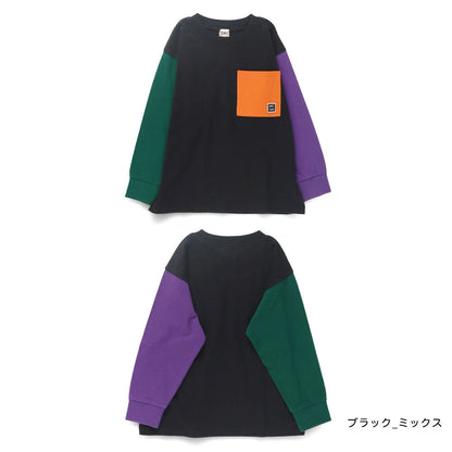日本童裝 Branshes 簡約口袋百搭上衣 100-160cm 男童款 秋季 TOPS