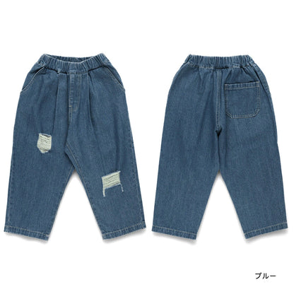 Japanese children's clothing Branches scallop silk layered waist top 90-150cm girls summer TOPS 