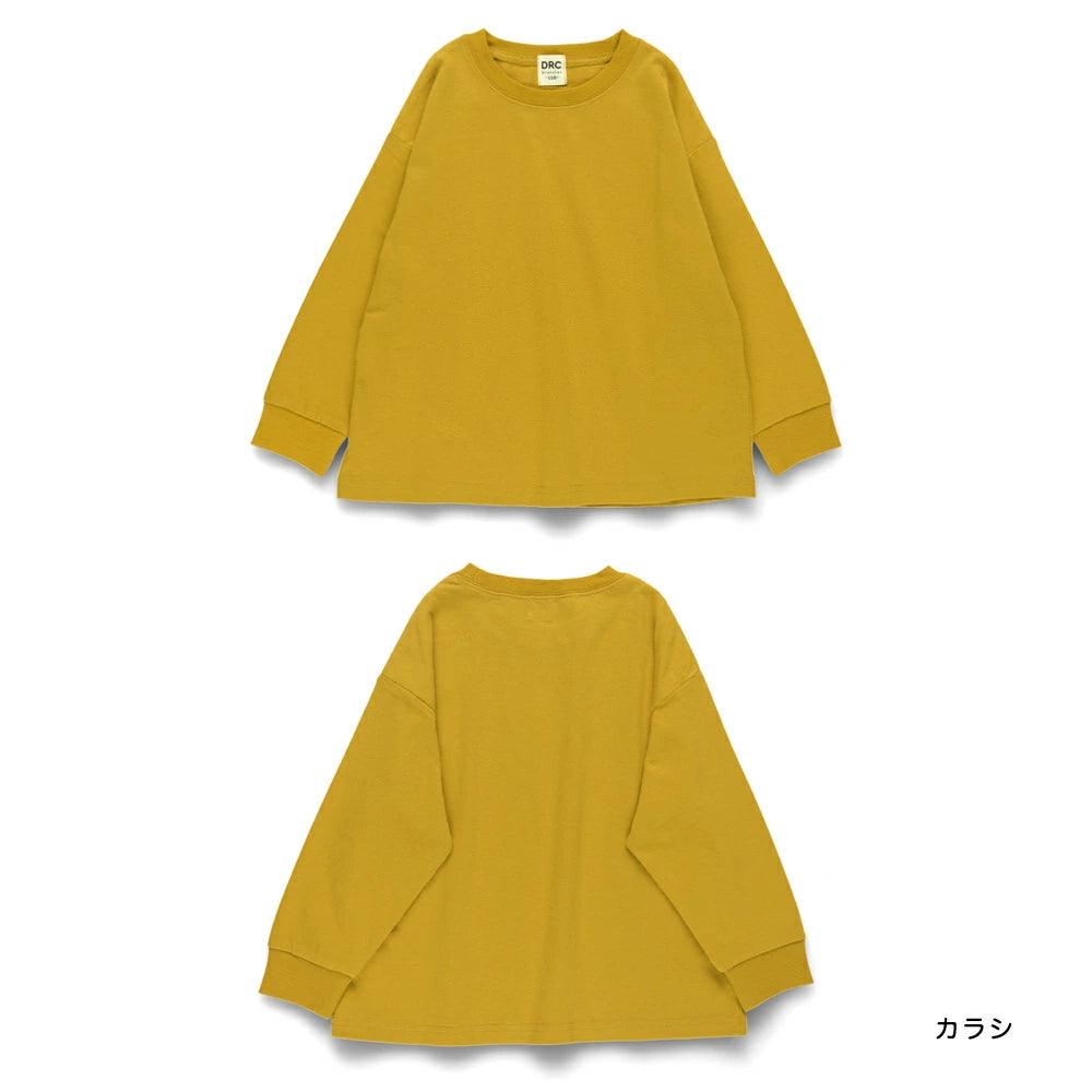 日本童裝 Branshes 簡約純色百搭上衣 100-150cm 男童款/女童款 秋季 TOPS