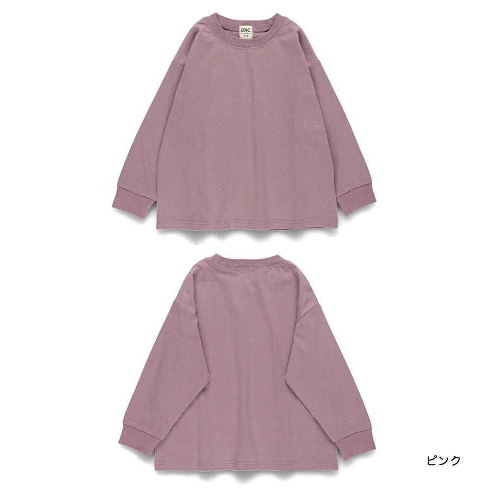 日本童裝 Branshes 簡約純色百搭上衣 100-150cm 男童款/女童款 秋季 TOPS
