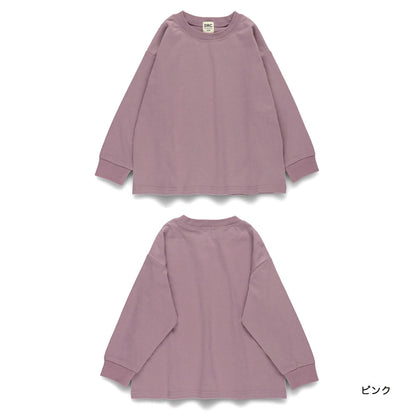 日本童裝 Branshes 簡約純色百搭上衣 100-150cm 男童款/女童款 秋季 TOPS