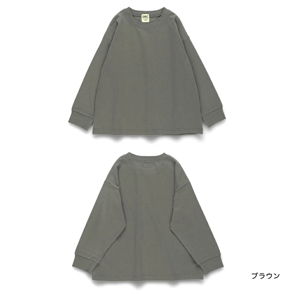 日本童裝 Branshes 簡約純色百搭上衣 100-150cm 男童款/女童款 秋季 TOPS