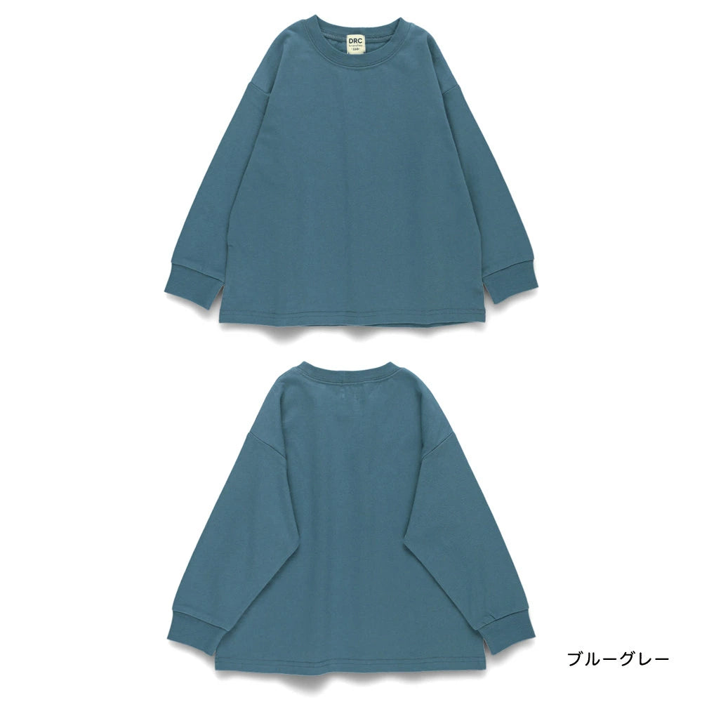 日本童裝 Branshes 簡約純色百搭上衣 100-150cm 男童款/女童款 秋季 TOPS
