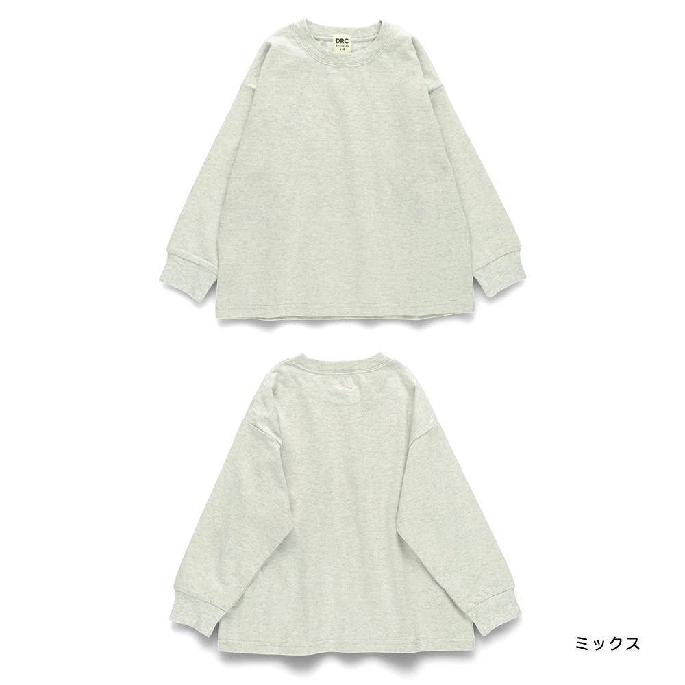 日本童裝 Branshes 簡約純色百搭上衣 100-150cm 男童款/女童款 秋季 TOPS