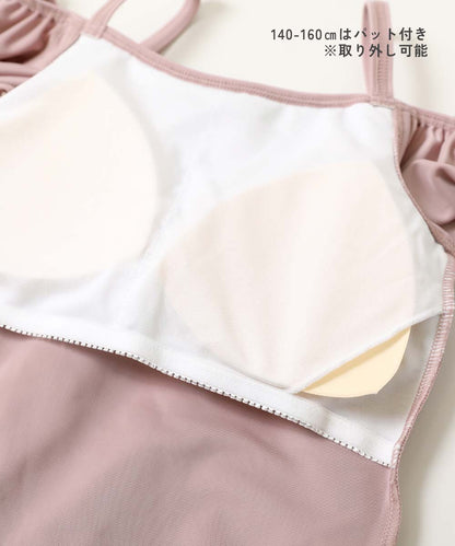 Japanese children's clothing dev!rock UV protection two-piece swimsuit set 100-160cm girls summer swimsuit special edition