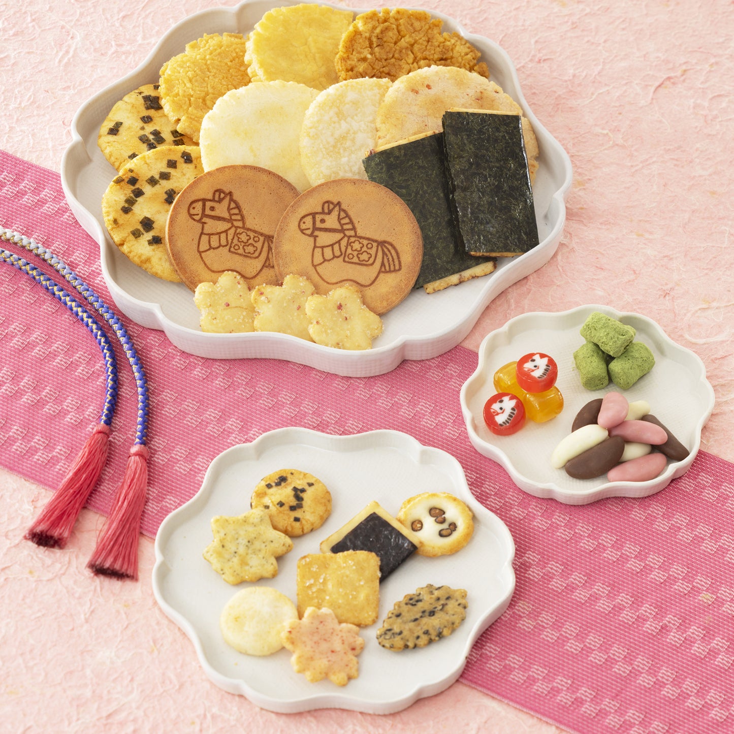 日本直送 京都 小倉山莊 馬年正月禮盒 14種類35袋 新年行運發財特輯 Happy New Year 馬年 限定手信