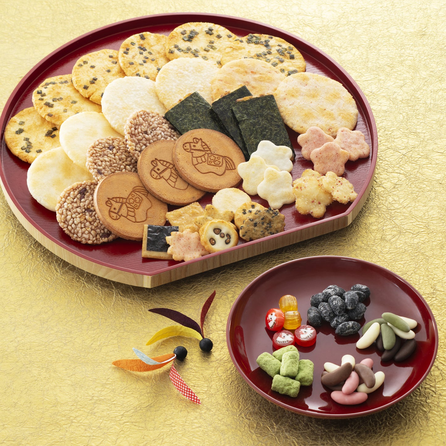 日本直送 京都 小倉山莊 馬年正月禮盒 16種類43袋 新年行運發財特輯 Happy New Year 馬年 限定手信