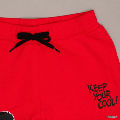 日本童裝 BDL x Disney 運動長褲 80-140cm 男童款/女童款 秋季 PANTS 聖誕紅/新年紅