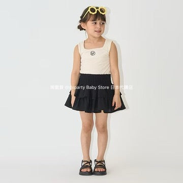 Japanese children's clothing Ly# mine square neck vest 100-150cm girls summer TOPS 