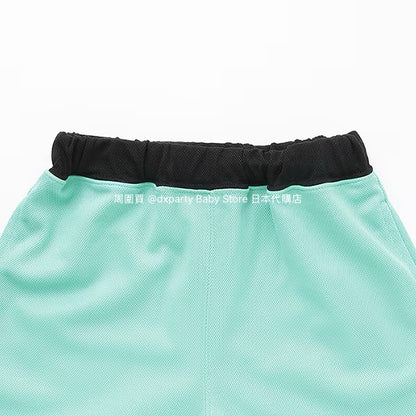 Japanese Kidswear mini#ML Quick-Dry Series Contact Cooling Two-Piece Sports Set (90-140cm) Boys'/Girls' Summer TOPS PANTS 