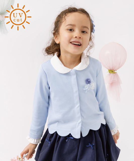 Japanese children's clothing panpantutu UV protection contact cold thin coat 80-140cm girls summer outerwear 
