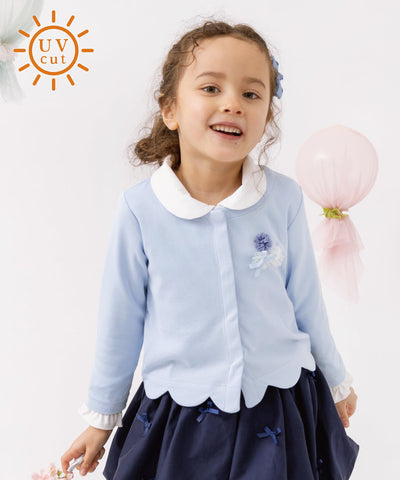 日本童裝 panpantutu 防UV 接觸冷感 薄外套 80-140cm 女童款 夏季 OUTERWEAR