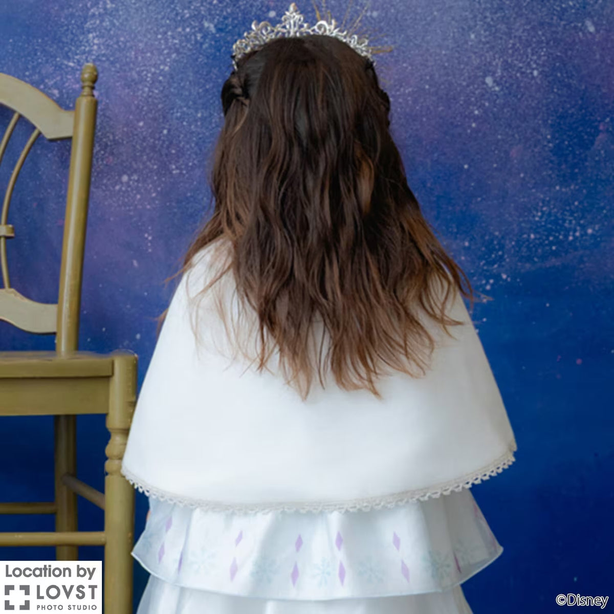 日本童裝 pe#main x Disney Princess 公主披風 80-130cm 女童款 秋季 OUTERWEAR