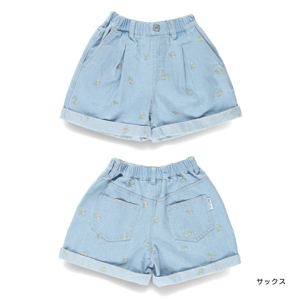 日本童裝 Branshes Ou? by EDWIN 牛仔短褲 90-150cm 女童款 春季 PANTS